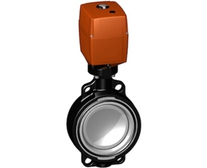 電動蝶閥 +GF+蝶閥 進口蝶閥 140型蝶閥，24V 不帶手動手柄