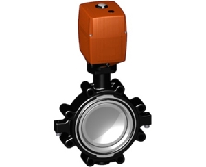 +GF+電動蝶閥 電動塑料蝶閥，100-230V GF141型凸耳式蝶閥 進口蝶閥