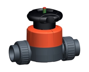 +GF+514型隔膜閥，PVC-U 無油 帶Rc內(nèi)螺紋承插端